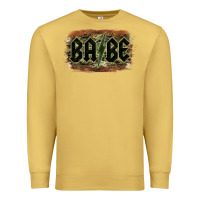 Antique Gold Camouflage Patterned Babe Tried Premium Sweatshirt - Bettercallsaul