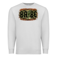 Dove Grey Camouflage Patterned Babe Tried Premium Sweatshirt - Bettercallsaul