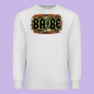 Camouflage Patterned Babe Tried Premium Sweatshirt Designed By Bettercallsaul