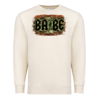 Sandshell Camouflage Patterned Babe Tried Premium Sweatshirt - Bettercallsaul
