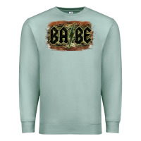 Seafoam Camouflage Patterned Babe Tried Premium Sweatshirt - Bettercallsaul