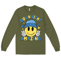 Army Green down right amazing Long Sleeve Tee - MaliasSmallBusiness