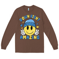 Chestnut down right amazing Long Sleeve Tee - MaliasSmallBusiness