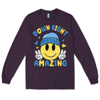 Plum down right amazing Long Sleeve Tee - MaliasSmallBusiness