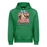 Emerald Happy Easter Day cow Urban Hoodie - HowdyJamesFarm