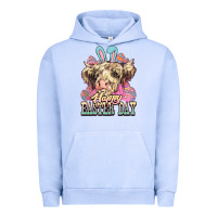 Pigment Grape Ice Happy Easter Day cow Urban Hoodie - HowdyJamesFarm