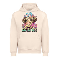 Sandshell Happy Easter Day cow Urban Hoodie - HowdyJamesFarm