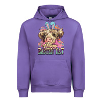Tulip Happy Easter Day cow Urban Hoodie - HowdyJamesFarm
