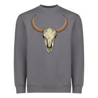 Storm bull skull Heavyweight Sweatshirt - AdoDesignShop
