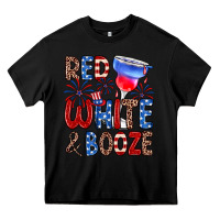 Black red white and booze Heavy Core Tee - Zillion Design Studio