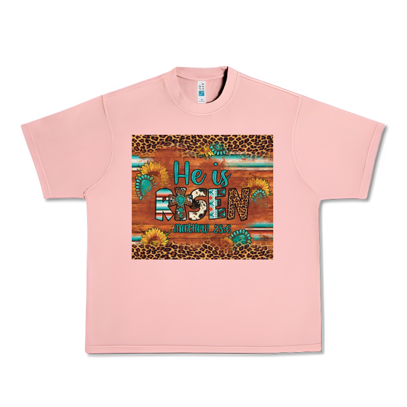 He Is Risen Gemstone Sunflower Leopard Urban Heavy Tee by Artiststas | Teevron
