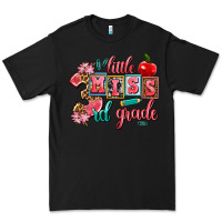Black little miss 3rd grade Premium Tee - AdoDesignShop
