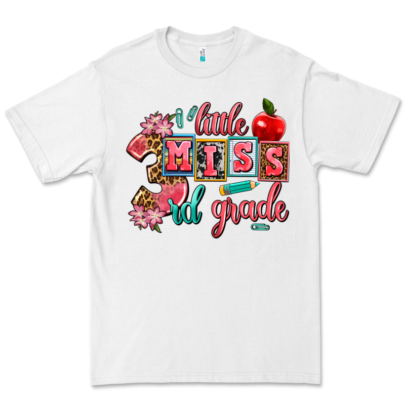 Little Miss 3rd Grade Premium Tee by AdoDesignShop | Teevron