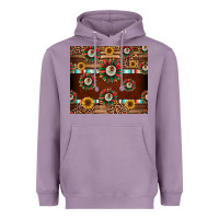 Lavender seamless mexican sunflower tumbler design Heavyweight Hoodie - Jasminsmagicworld