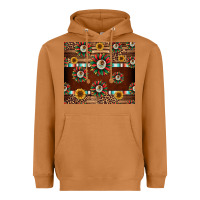 Meerkat seamless mexican sunflower tumbler design Heavyweight Hoodie - Jasminsmagicworld
