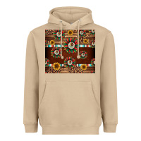 Mushroom seamless mexican sunflower tumbler design Heavyweight Hoodie - Jasminsmagicworld