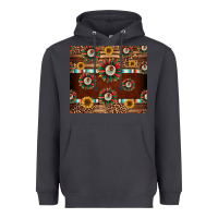 Smoke seamless mexican sunflower tumbler design Heavyweight Hoodie - Jasminsmagicworld