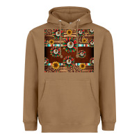 Toasted Coconut seamless mexican sunflower tumbler design Heavyweight Hoodie - Jasminsmagicworld