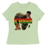 Matcha strong with glitter Ladies Tee - texasbilliewilder