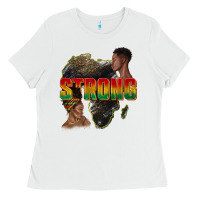 White strong with glitter Ladies Tee - texasbilliewilder