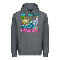 Rock Life's a beach make some waves Premium Hoodie - NancyCooperArtShop