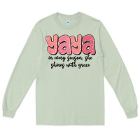 Matcha yaya in every season, she shines with grace Long Sleeve Tee - MaliasSmallBusiness