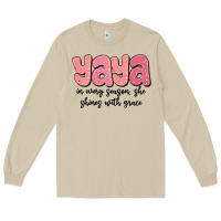 Mushroom yaya in every season, she shines with grace Long Sleeve Tee - MaliasSmallBusiness