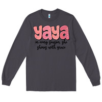 Smoke yaya in every season, she shines with grace Long Sleeve Tee - MaliasSmallBusiness