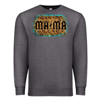 Charcoal Heather Leopard Patterned Mama Tried Premium Sweatshirt - Bettercallsaul