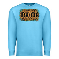 Ocean Blue Leopard Patterned Mama Tried Premium Sweatshirt - Bettercallsaul