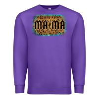 Purple Leopard Patterned Mama Tried Premium Sweatshirt - Bettercallsaul