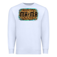White Leopard Patterned Mama Tried Premium Sweatshirt - Bettercallsaul
