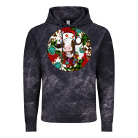Cloud Black Christmas cow gemstone Vintage Hoodie - Artiststas