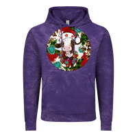 Cloud Purple Christmas cow gemstone Vintage Hoodie - Artiststas