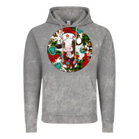 Cloud Rock Christmas cow gemstone Vintage Hoodie - Artiststas