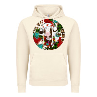 Vintage Artic Christmas cow gemstone Vintage Hoodie - Artiststas