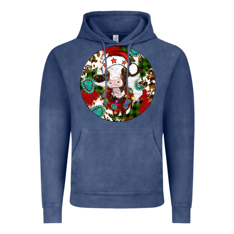 Christmas Cow Gemstone Vintage Hoodie by Artiststas | Teevron