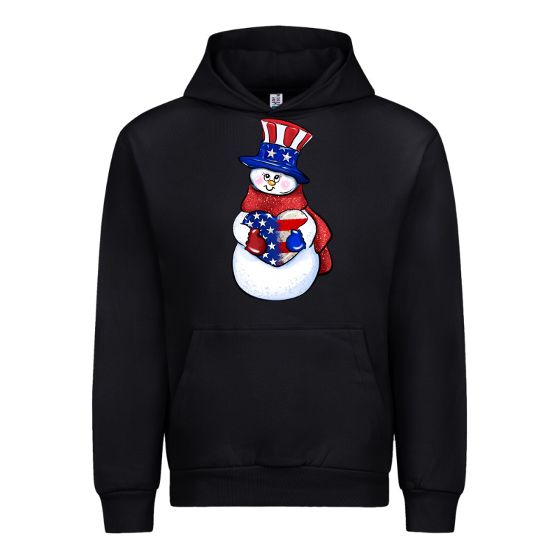 Patriotic Snowman 4th Of July Urban Hoodie by HowdyJamesFarm | Teevron