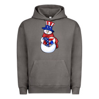 Pigment Tornado Patriotic snowman 4th of july Urban Hoodie - HowdyJamesFarm