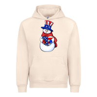 Sandshell Patriotic snowman 4th of july Urban Hoodie - HowdyJamesFarm