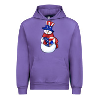 Tulip Patriotic snowman 4th of july Urban Hoodie - HowdyJamesFarm