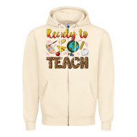 Sandshell ready to teach Zipper Hoodie - NancyCooperArtShop