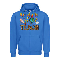 True Royal ready to teach Zipper Hoodie - NancyCooperArtShop