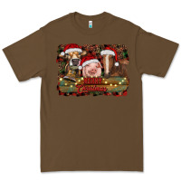 Cacao merry christmas farm animals Premium Tee - RanaPortraitStore