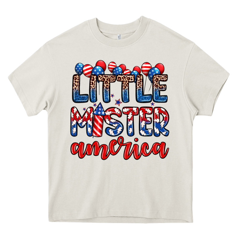 Little Mister America Heavy Core Tee by Zillion Design Studio | Teevron