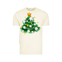 Vintage Arctic Christmas tree with teeth Vintage Tee - AdoDesignShop