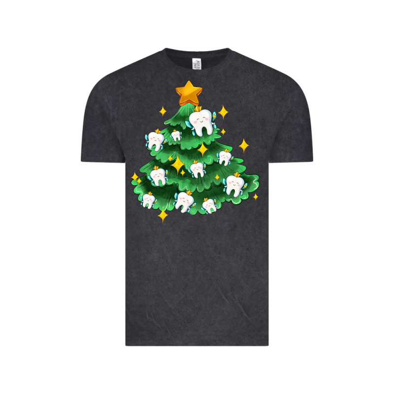Christmas Tree With Teeth Vintage Tee by AdoDesignShop | Teevron