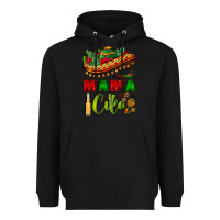 Black mama cita sombrero Heavyweight Hoodie - BarkalooDesign