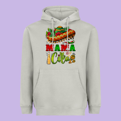 Mama Cita Sombrero Heavyweight Hoodie Designed By Barkaloodesign