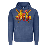Vintage Denim softball sister Vintage Hoodie - AdoDesignShop